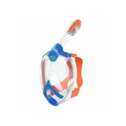 Máscara Snorkel Seac Unica Azul/naranja Junior
