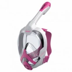Máscara Snorkel Seac Unica Blanco/rosa Junior