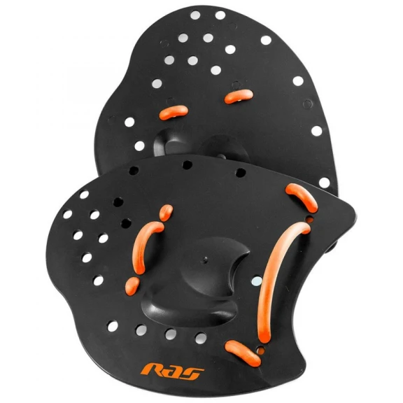 Palas Natación Ras Manopla Team Naranja 3 Palas Natación Ras Manopla Team Naranja