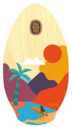 Wood 37 Tabla Skimboard