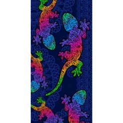 Toalla Secaneta 75x150cm Estampada IndIana Marino