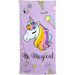 Toalla Secaneta 75x150cm Estampada Magical Malva