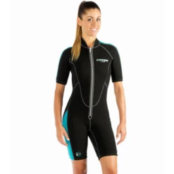 Traje Neopreno Cressi Lido Shorty 2mm Negro Mujer